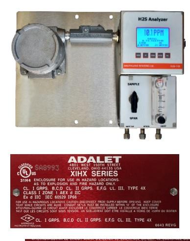 H2S-725在線微量硫化氫分析儀參數(shù)：  不銹鋼外殼、防水、防塵、防酸按鍵  精 度：<1%  量程范圍可選：  0 - 10 ppm, 0 - 50 ppm, 0 - 100 ppm, 0 - 200 ppm，  0 - 100 ppm, 0 500 ppm, 0 - 1000 ppm, 0 - 2000 ppm